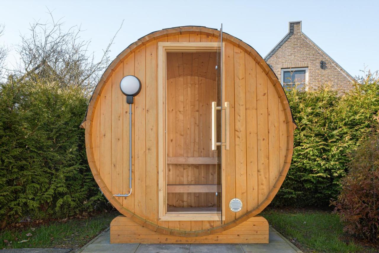 הוילה Tzummarum The Frisian Beach House Met Scandinavische Barrel Sauna מראה חיצוני תמונה